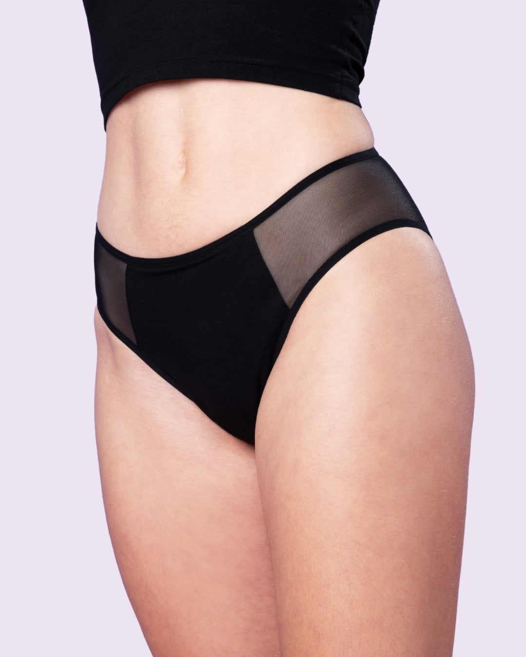 Period Panty – Hipster mit Mesh (Heavy Flow)