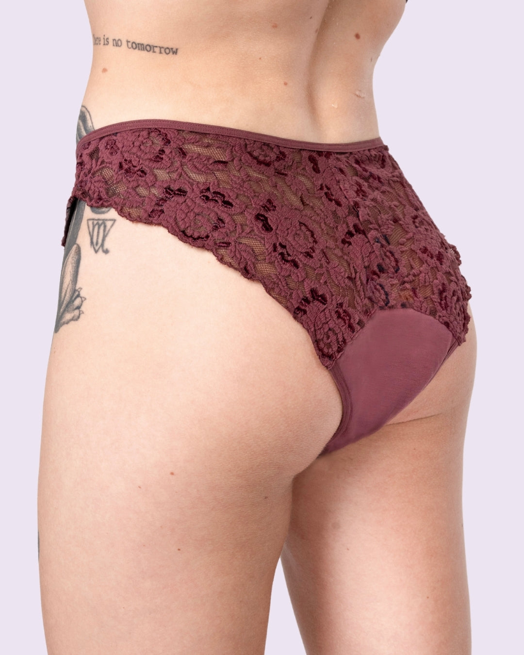 Period Panty – Brazilian mit Spitze (Heavy Flow)