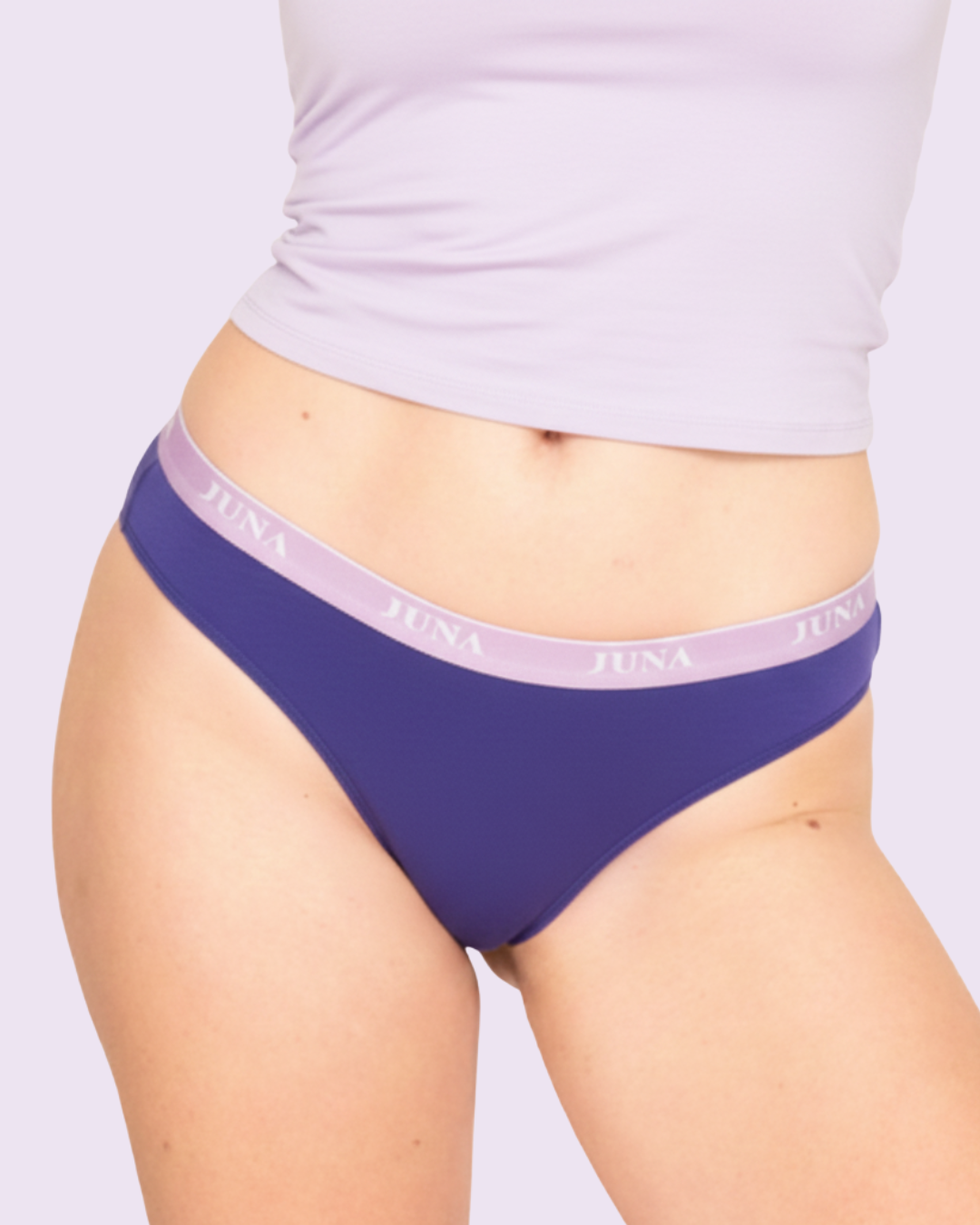 Period Panty – Tanga Violett (Light Flow)