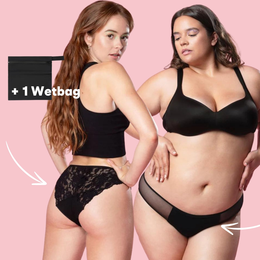 Höhle der Löwen Deal 🦁 2 Period Panties + Wetbag