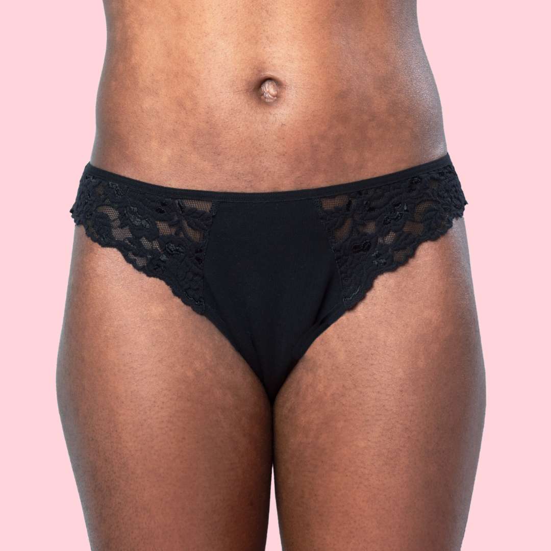 Culotte menstruelle – culotte avec dentelle (fort flux)