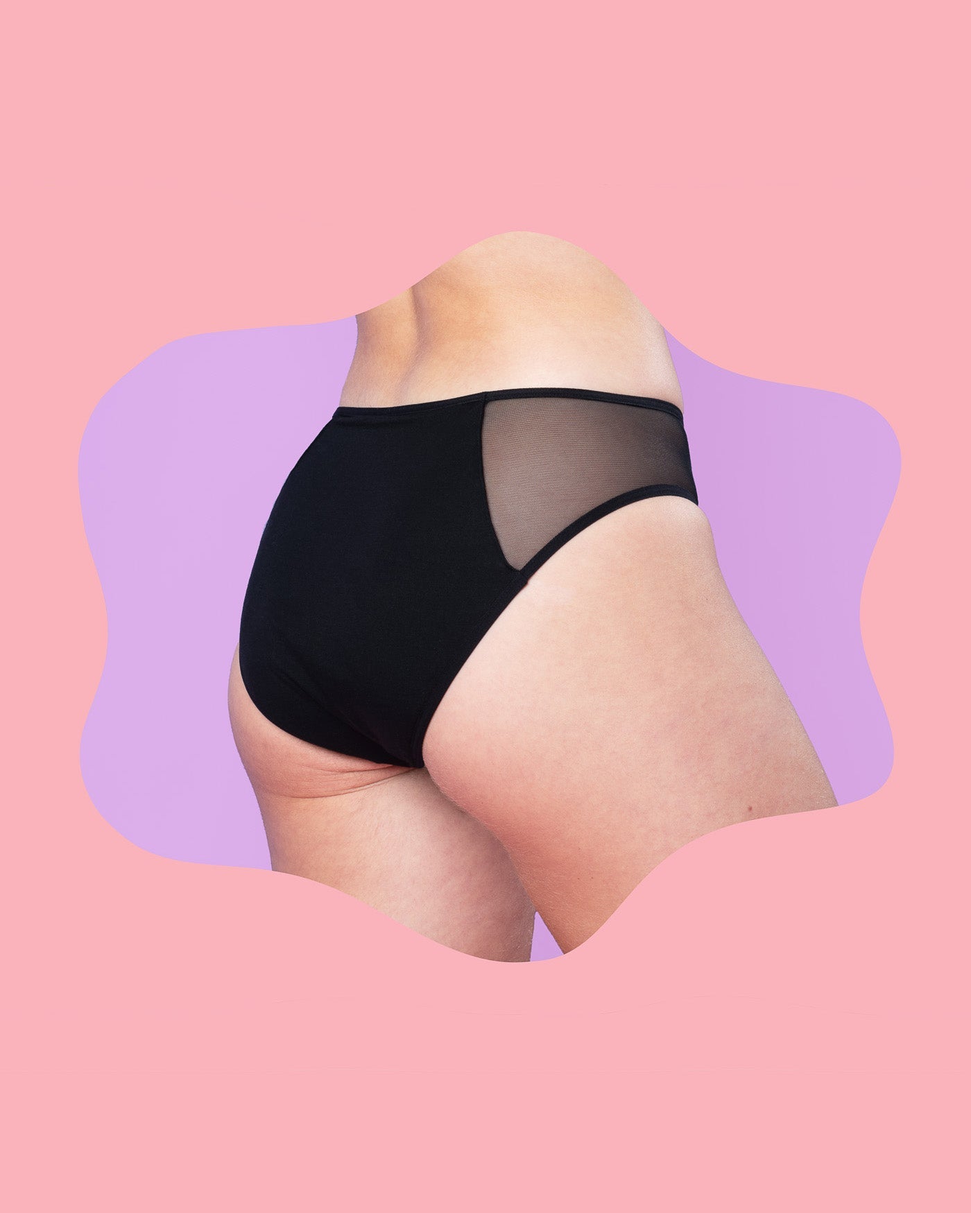 Period Panty – Hipster mit Mesh (strong flow)